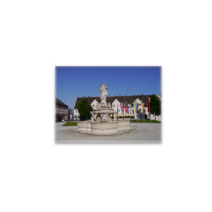 raxxa Glas-Magnet: Kapellplatz am Marienbrunnen in Altötting