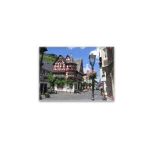 raxxa Glas-Magnet: Fachwerkhaus in Bacharach