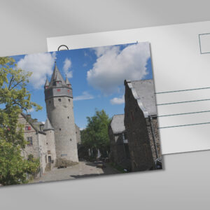 raxxa Postkarte: Burg Altena mit Burgturm