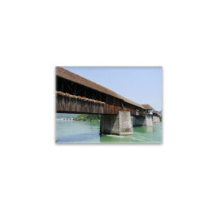 raxxa Glas-Magnet: Bad Säckingen Hochrhein Holzbrücke