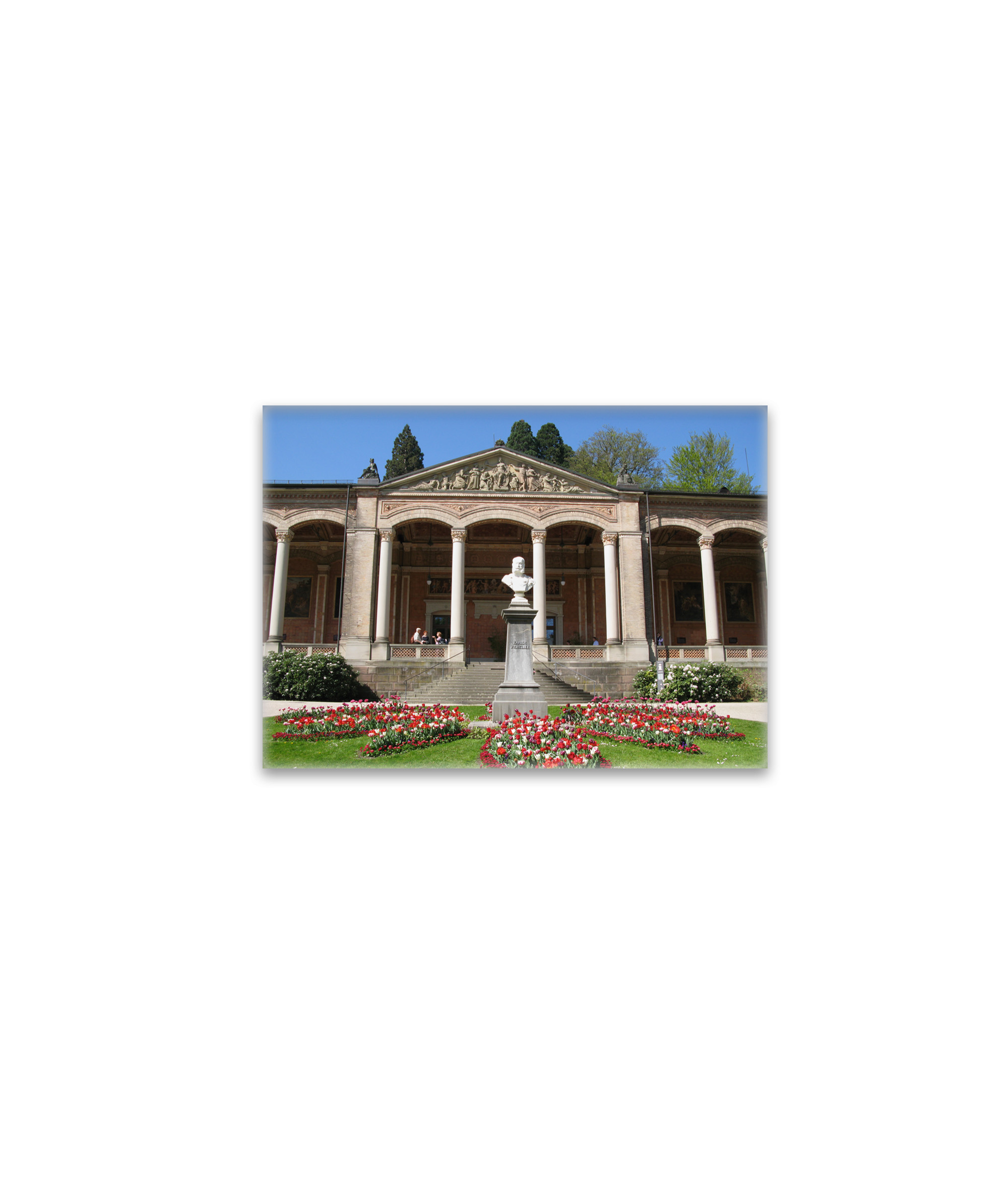 raxxa Glas-Magnet: Baden-Baden Trinkhalle
