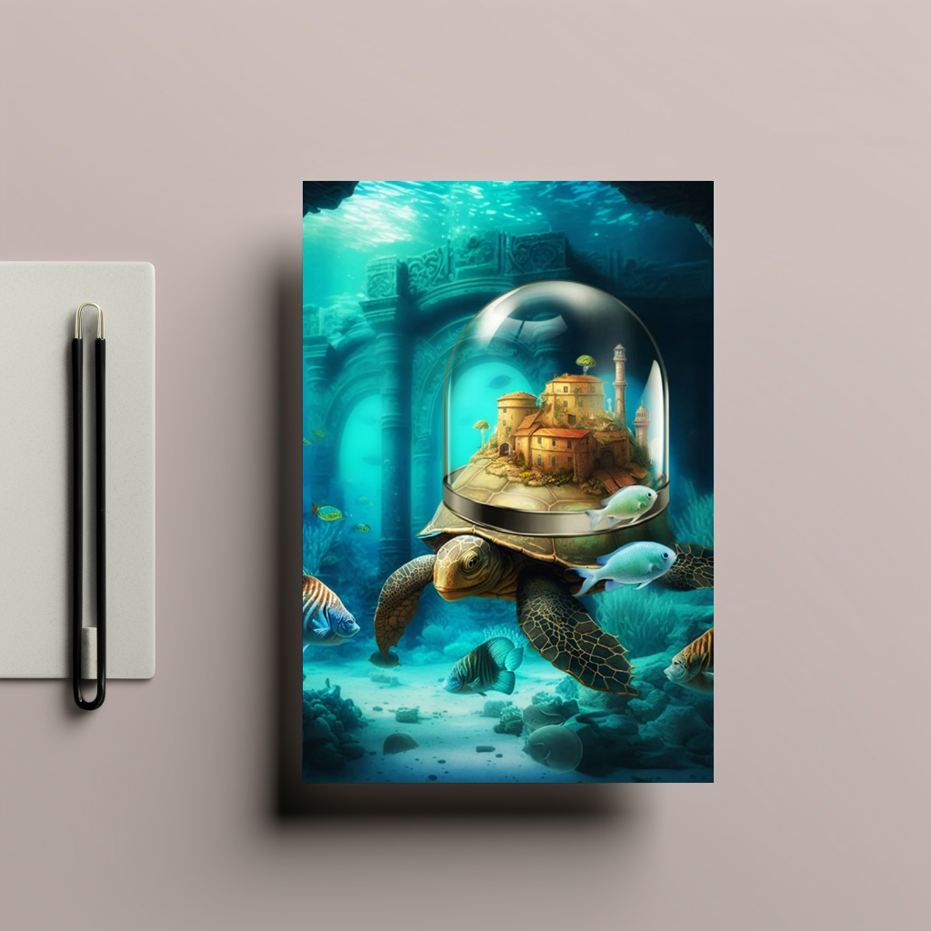 raxxa Postkarte: Die Schildkröte