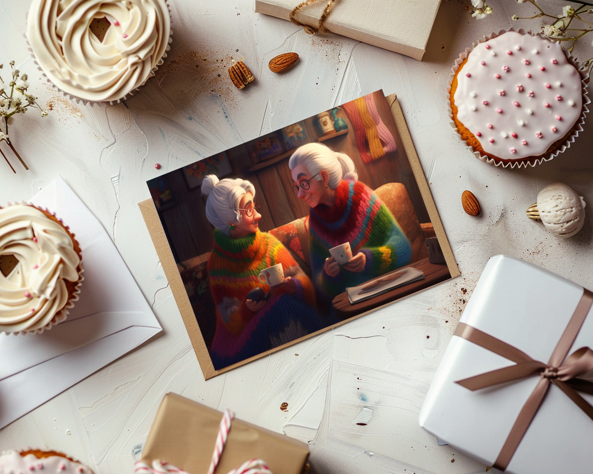 raxxa Postkarte: Best friends