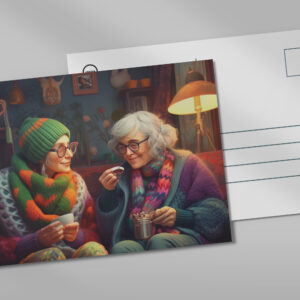 raxxa Postkarte: Freundinnen