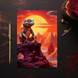 raxxa Postkarte: Alien Planet
