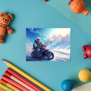 raxxa Postkarte: Polarbär auf Tour