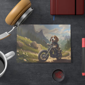 raxxa Postkarte: Der Beagle in den Bergen