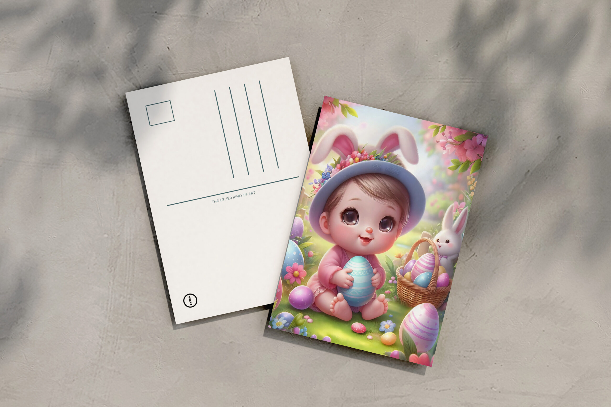 raxxa Postkarte: Osterlicht – Ein Lächeln im Frühling