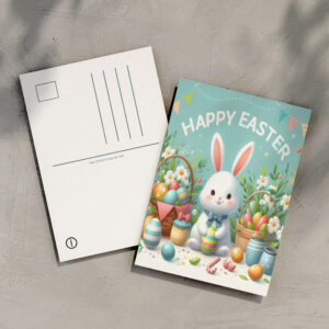 raxxa Postkarte: Happy Easter – Ein Fest voller Farben