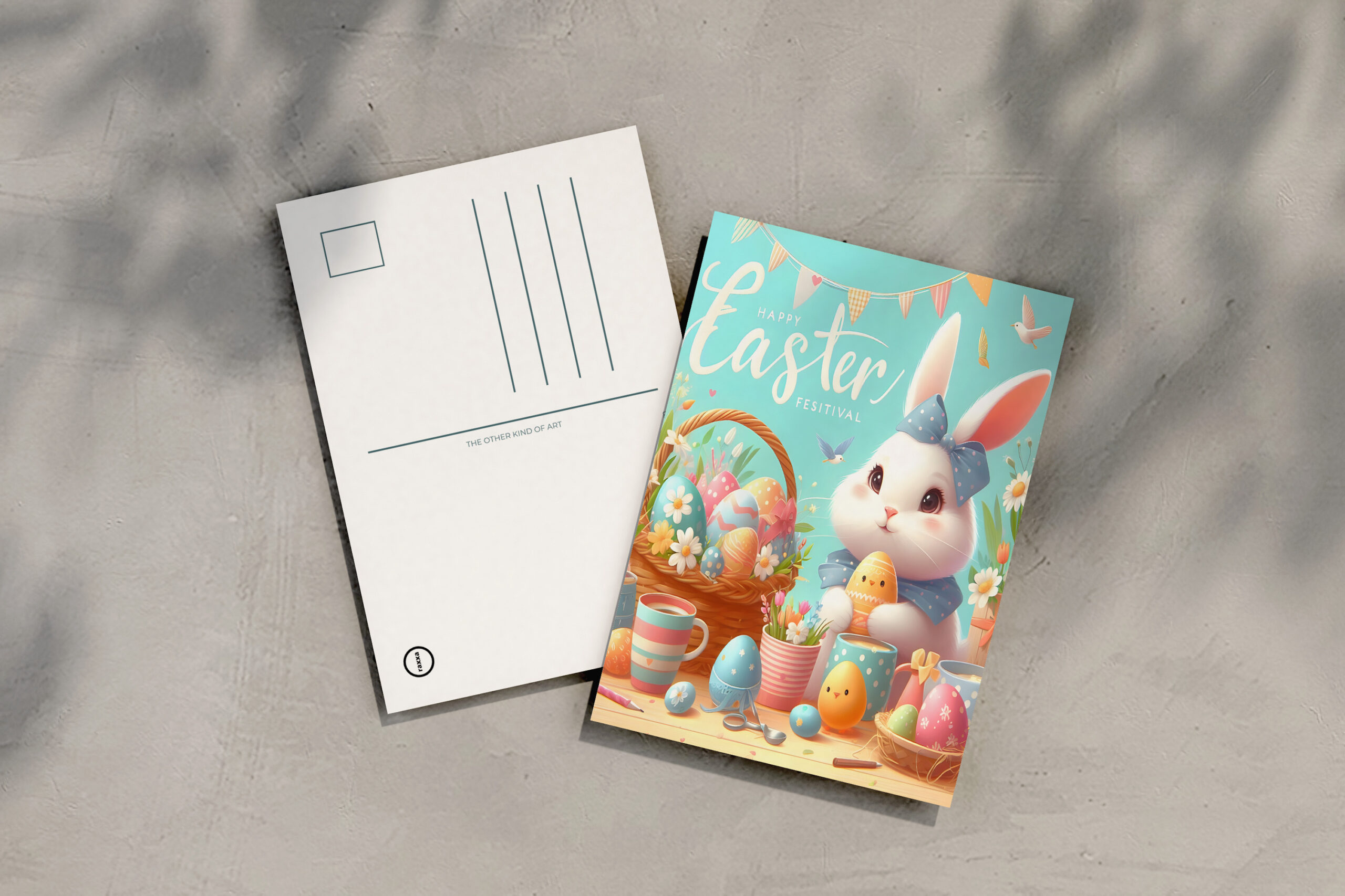 raxxa Postkarte: Happy Easter Festival