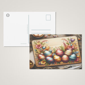 raxxa Postkarte: Ein stilles Osterarrangement