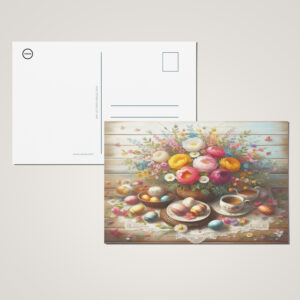 raxxa Postkarte: Ostern in voller Blüte