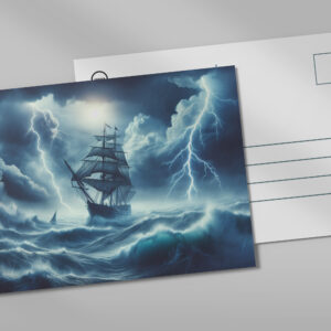 raxxa Postkarte: Im Herzen des Sturms