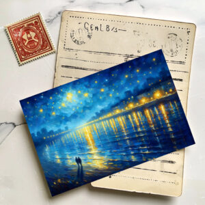 raxxa Postkarte: Sternenglanz am Ufer
