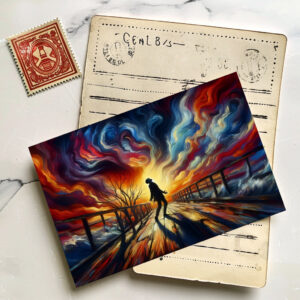 raxxa Postkarte: Sturm des Lichts