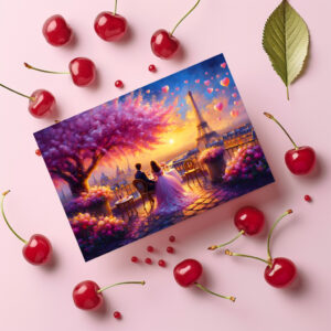 raxxa Postkarte: Paris im Herzen der Liebe