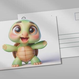raxxa Postkarte: Baby-Schildkröte