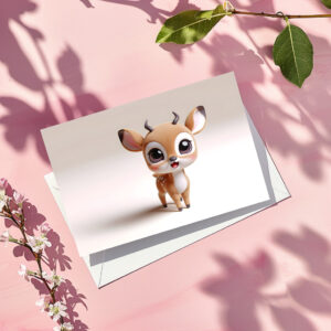 raxxa Postkarte: Baby-Rehkitz