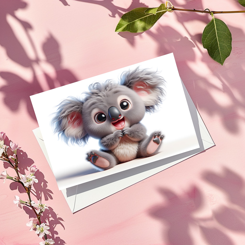 raxxa Postkarte: Süßes Baby-Koala