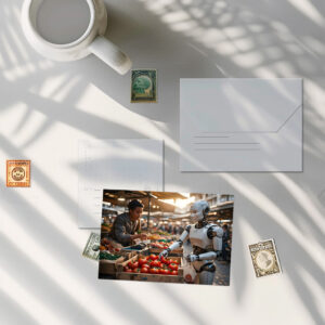 raxxa Postkarte: KI im Alltag