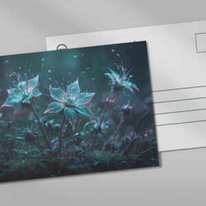 raxxa Postkarte: Leuchtende Nachtblüten