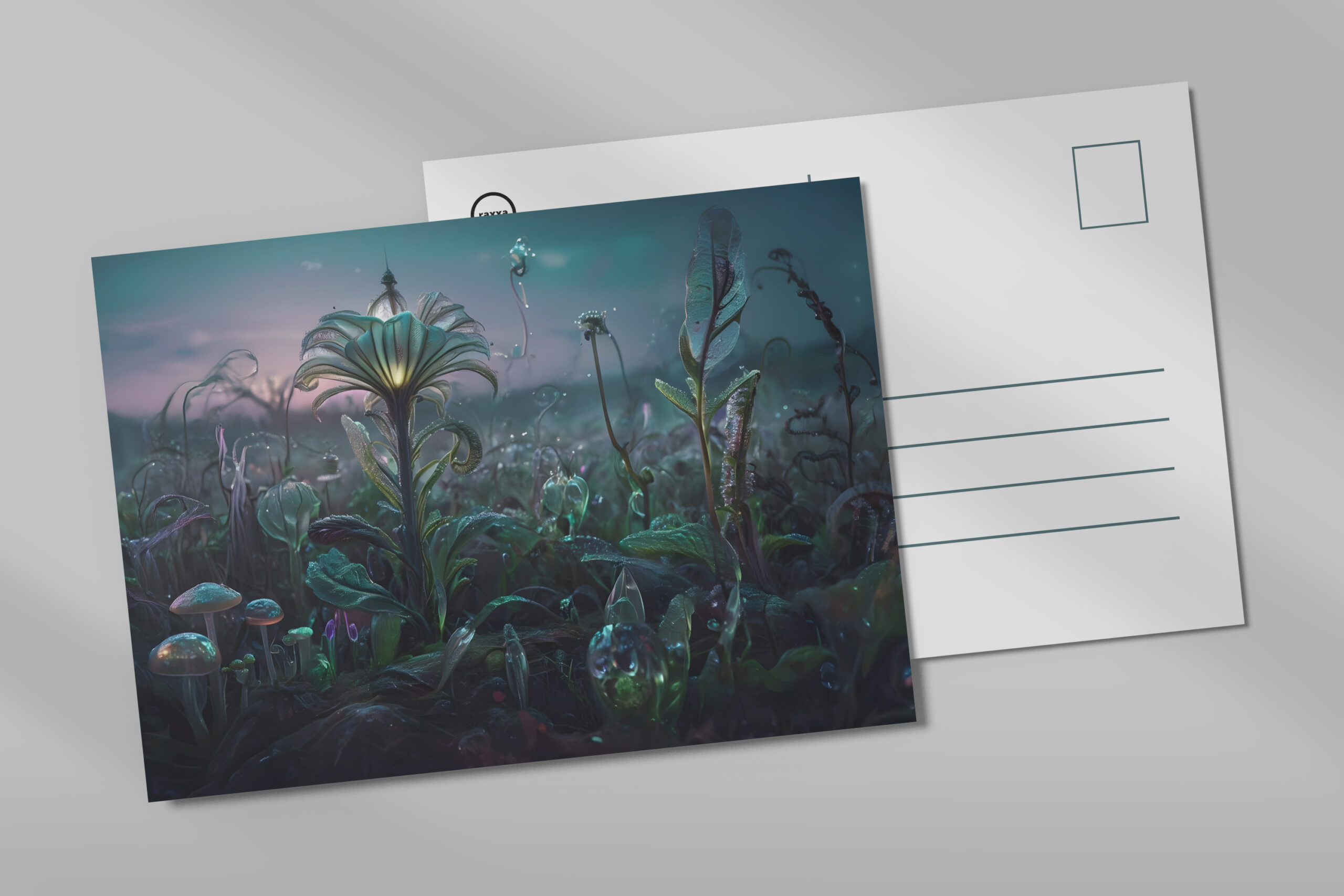 raxxa Postkarte: Verborgener Zaubergarten