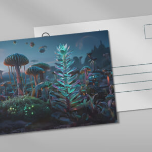 raxxa Postkarte: Fremde Welt