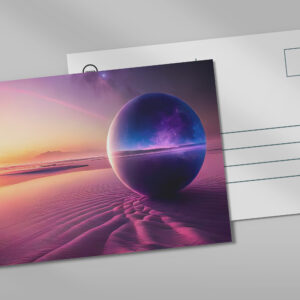 raxxa Postkarte: Sphäre Sonnenuntergang