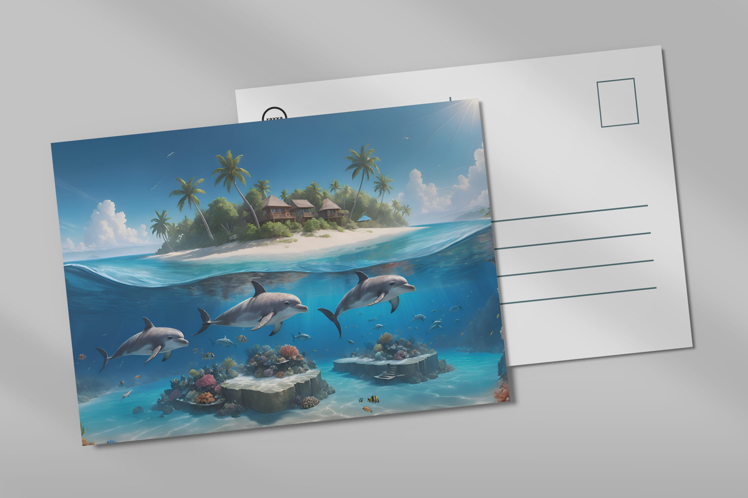 raxxa Postkarte: Zwischen Inseltraum und Ozeanwelt