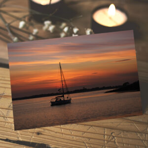 raxxa Postkarte: Sonnenuntergang am Meer