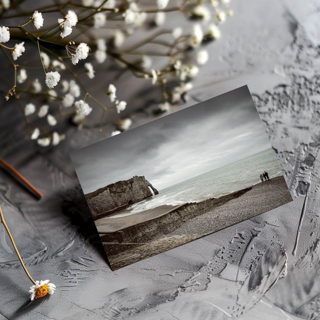 raxxa Postkarte: Étretat Normandie in Frankreich