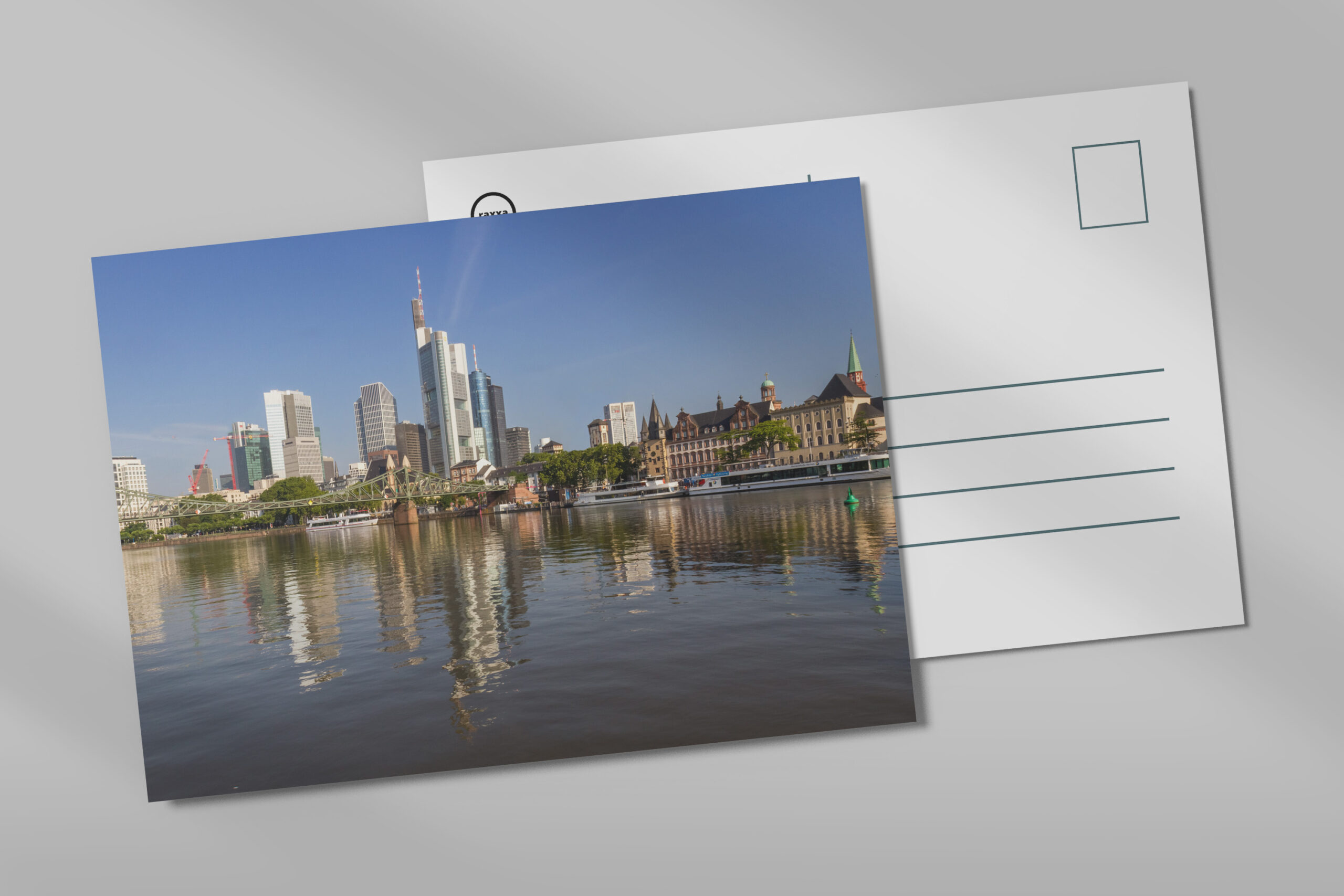 raxxa Postkarte: Skyline-Klassiker Frankfurt am Main