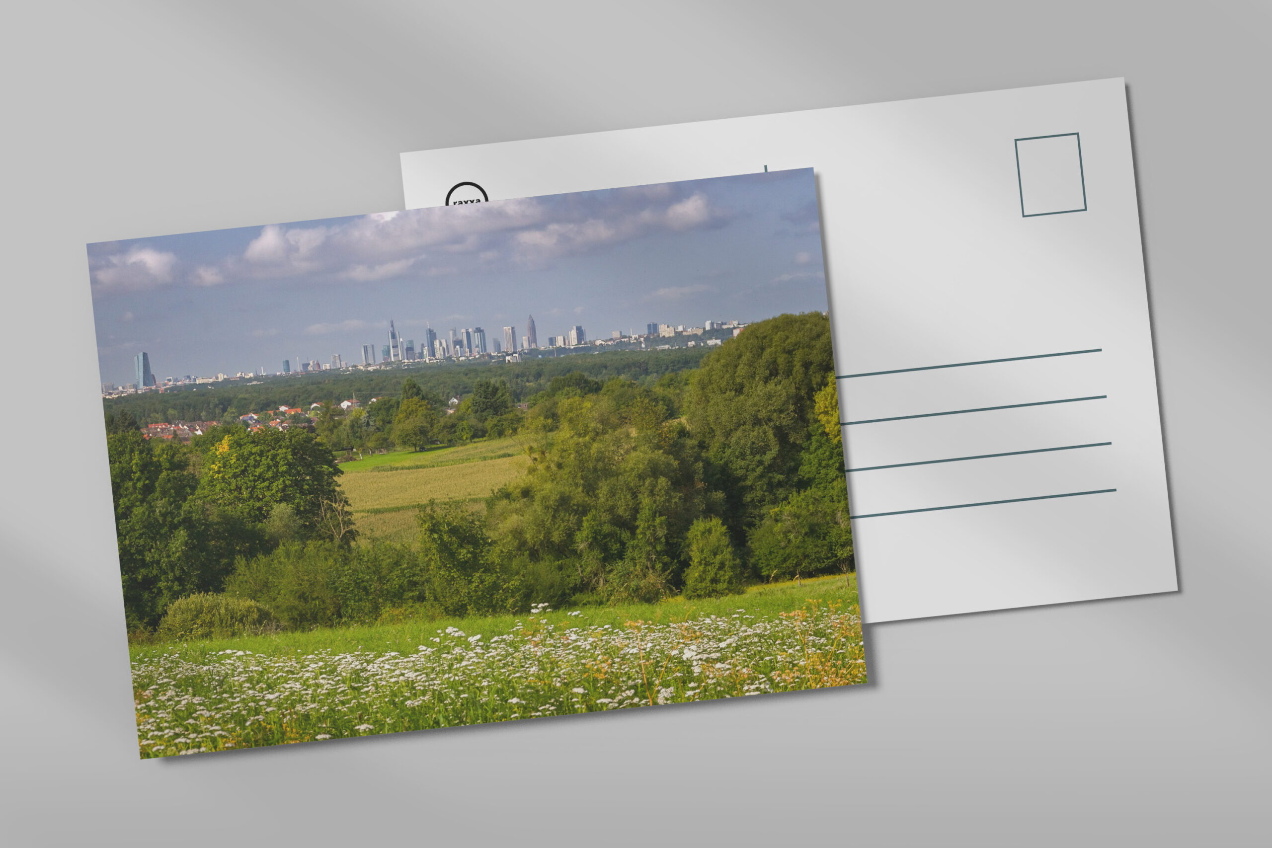 raxxa Postkarte: Frankfurt am Main im Grünen