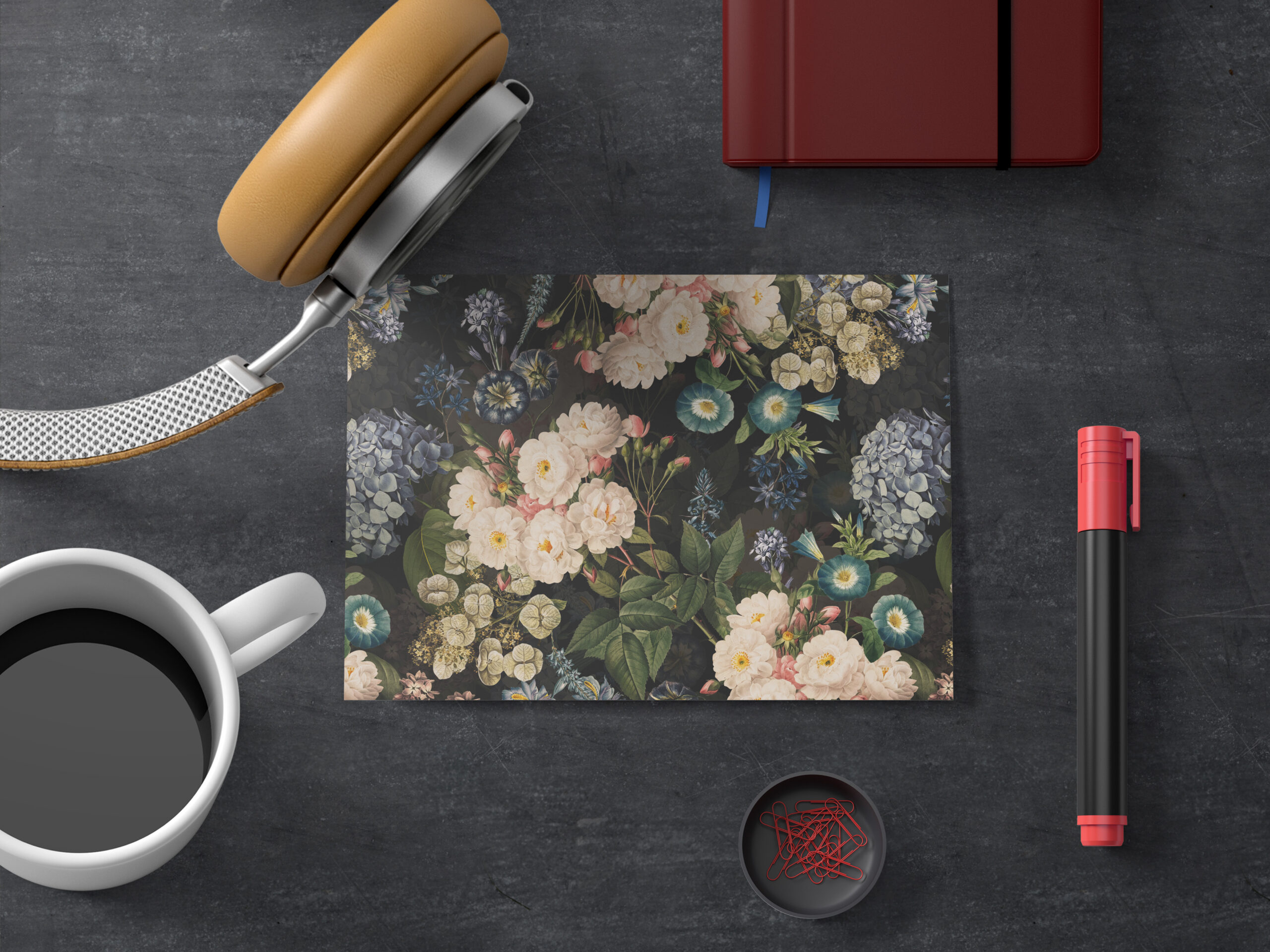raxxa Postkarte: Rosenpracht aus vergangenen Tagen