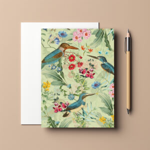 raxxa Postkarte: Kingfisher-Charme im Dschungel