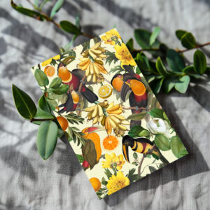 raxxa Postkarte: Tukans im Exotischen Früchte Dschungel