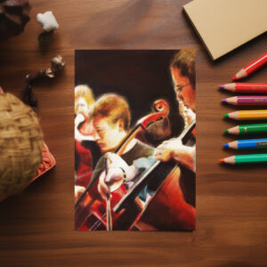 raxxa Postkarte: im Orchester