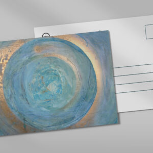 raxxa Postkarte: Blue Circle
