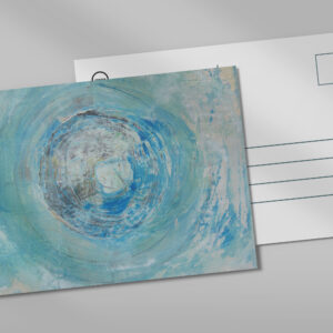raxxa Postkarte: Blue Circle 1