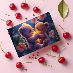 raxxa Postkarte: Teddy Bears Love