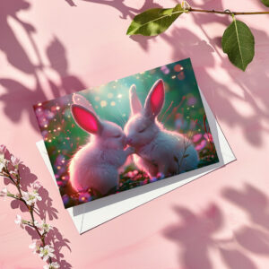 raxxa Postkarte: Bunnies Love