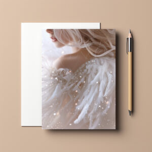 raxxa Postkarte: White Angel Back