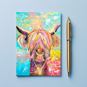 raxxa Postkarte: Scottish cow sick of the brow fur