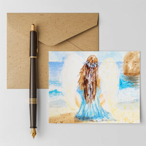 raxxa Postkarte: Angel at the Beach