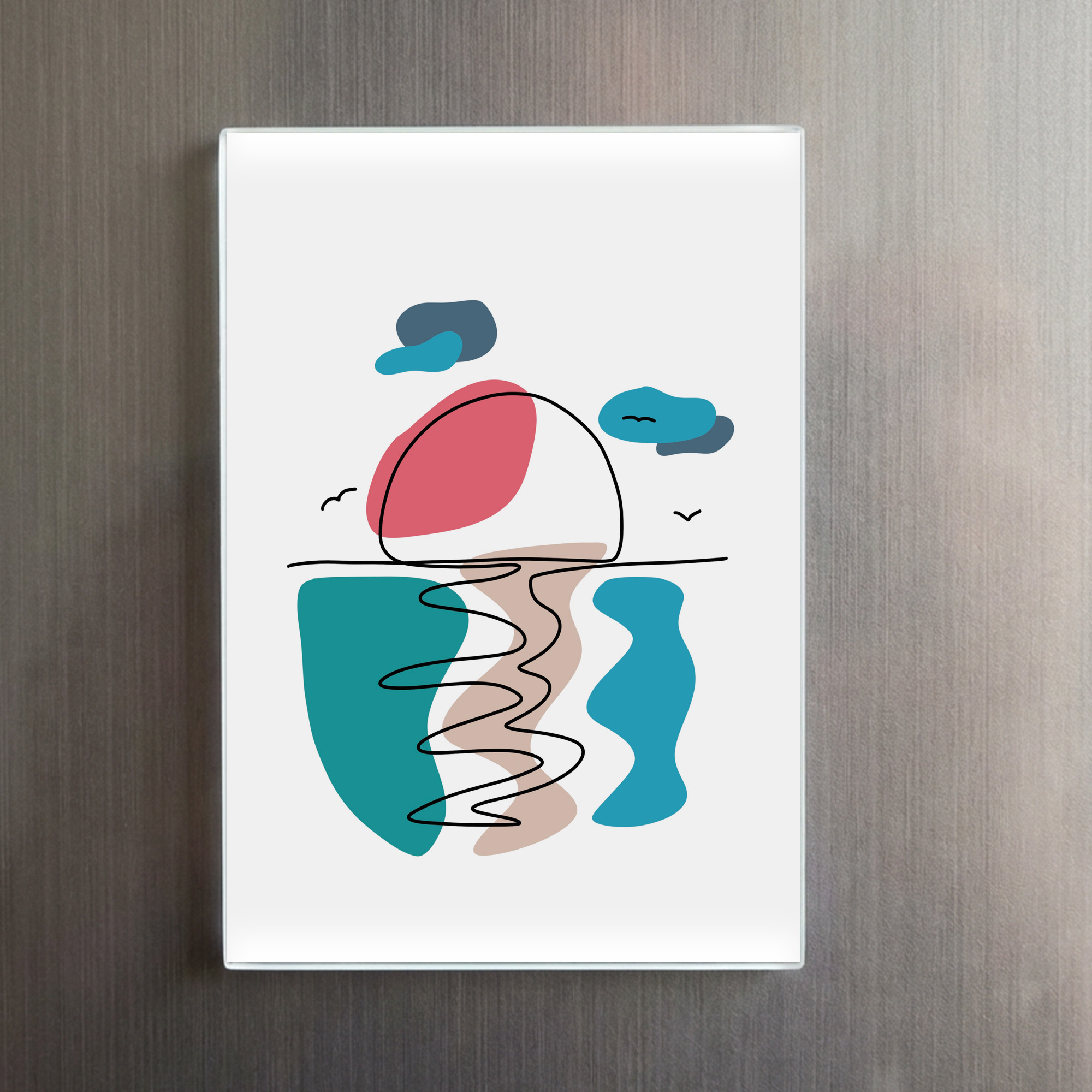 raxxa Glas-Magnet: Sonnenuntergang - Image 2