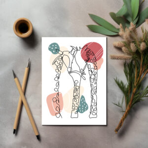 raxxa Postkarte: Giraffe