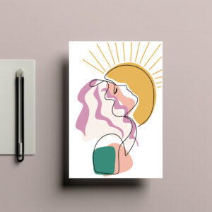 raxxa Postkarte: Two Faces