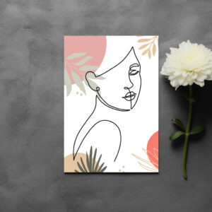 raxxa Postkarte: Frauenporträt