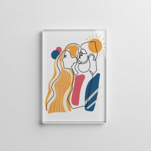 raxxa Glas-Magnet: Frauenkunst
