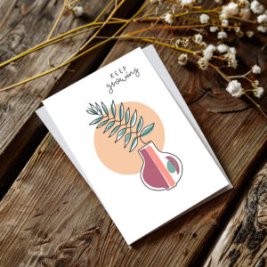raxxa Postkarte: KEEP growing